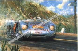 Motorsport Art Collector presents Carrera PanAmericana 1954-Limited Edition  Print by Nicholas Watts